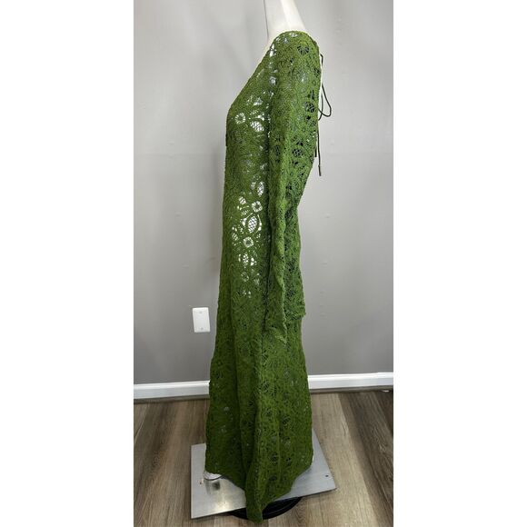 NWT Significant Other Womens Imogen Crocheted V Neck Maxi Dress Size 8 $422 - Picture 6 of 9
